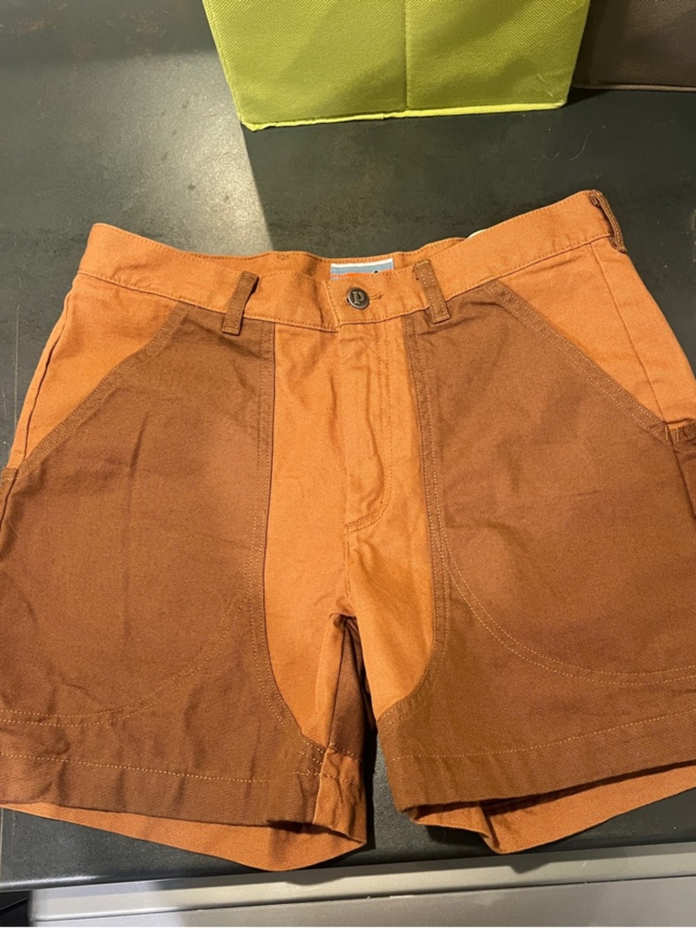 RARE Men’s Patagonia Road Regenerative Stand Up Shorts 6" vote the assholes out - Picture 5 of 7